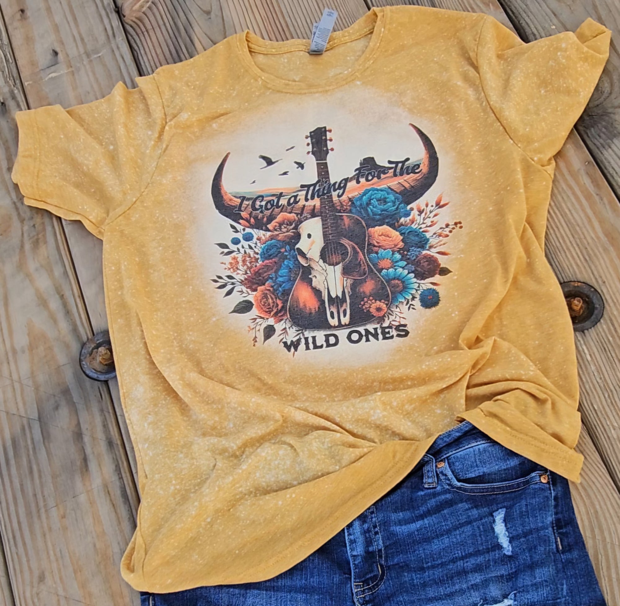 WILD ONES BLEACHED TEE
